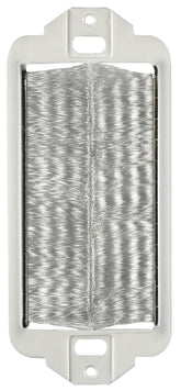 Decora 41075-DBW Brush Pass-through Insert, Plastic, White